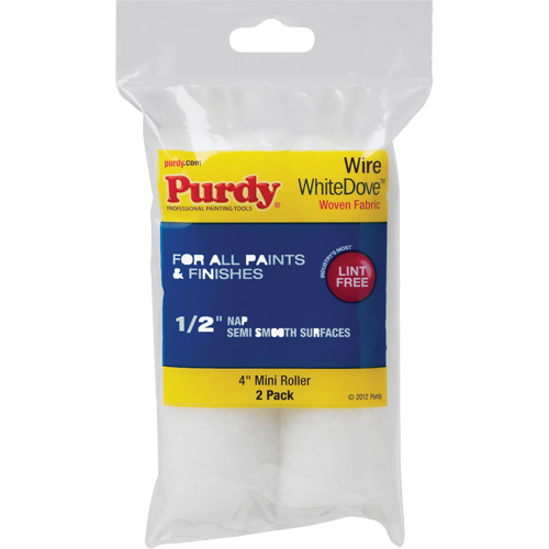 Dove Wire Mini Roller, 12.7 mm (1/2") Nap, 101 mm (4") L Toolneeds Inc.