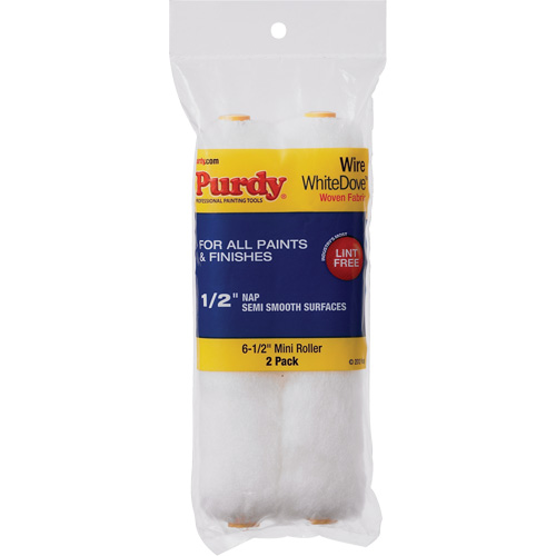 Dove Wire Mini Roller, 12.7 mm (1/2") Nap, 165 mm (6-1/2") L Toolneeds Inc.