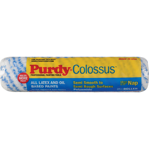 Colossus Roller Cover, 12.7 mm (1/2") Nap, 240 mm (9-1/2") L Toolneeds Inc.