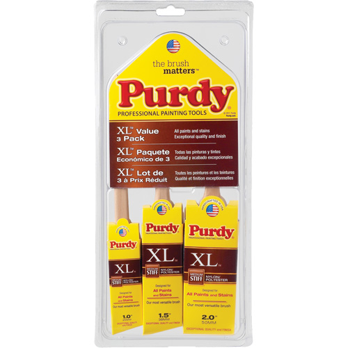 Assortiment de pinceaux XL, Poly/nylon, Manche Bois Toolneeds Inc.
