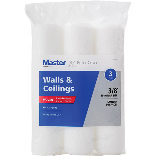 Master Woven Roller Cover, 10 mm (3/8") Nap, 240 mm (9-1/2") L Toolneeds Inc.