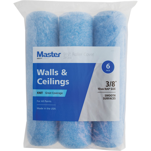 Master Knit Roller Cover, 10 mm (3/8") Nap, 240 mm (9-1/2") L Toolneeds Inc.