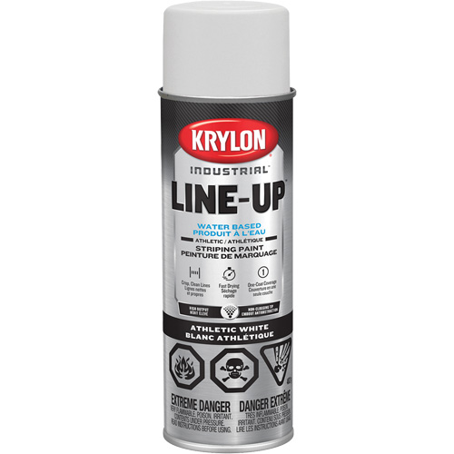 Industrial LINE-UP Athletic Field Striping Aerosol Paint, White, 18 oz., Aerosol Can Toolneeds Inc.