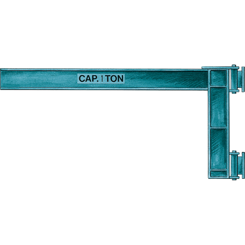 Wall Jibs, I Beam, 4-5/8" Flange Width, 2000 lbs. (1 tons) Capacity Toolneeds Inc.