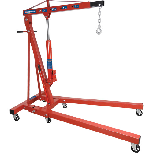 Grues d'atelier escamotables de 2 tonnes, Capacit&eacute; 4000 lb (2 tonnes) Toolneeds Inc.