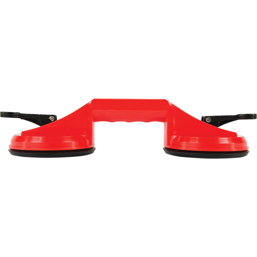 Manually Operated Hand Vacuum Cups - Double Handcup, 66 lbs. Capacity, 4-5/8", Lever, 13" Handle Length Toolneeds Inc.