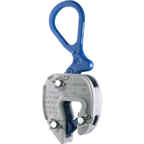 GX Lifting Clamps, 2000 lbs. (1 tons), 1/16" - 3/4" Jaw Opening Toolneeds Inc.