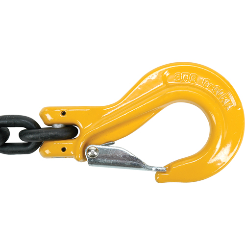 Chain Slings, 80 Chain, Double Legs, Oblong & Grab Hooks, 3/8" x 8' Toolneeds Inc.