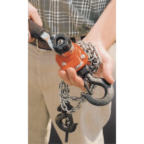 Series 602 Mini Ratchet Lever Hoist, 5' Lift, 550 lbs. (0.275 tons) Capacity, Steel Chain Toolneeds Inc.