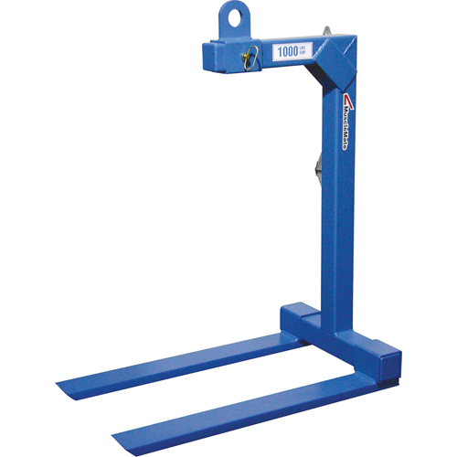 Adjustable Pallet Lifters, 48" L, 1000 lbs. (0.5 tons) Capacity Toolneeds Inc.