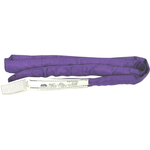 &eacute;lingues rondes, Mauve, 2" la x 4' lo, 3000 lb Charge verticale Toolneeds Inc.