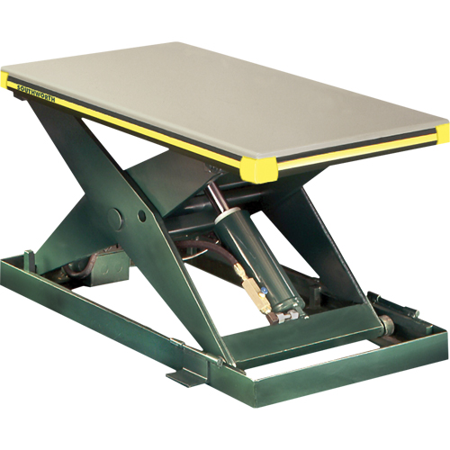 Hydraulic Backsaver Scissor Lift Table, Steel, 24" W x 48" L, 2000 lbs. Capacity Toolneeds Inc.