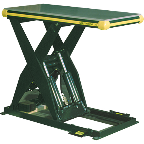 Hydraulic Backsaver Scissor Lift Table, Steel, 48" L x 36" W, 4000 lbs. Capacity Toolneeds Inc.