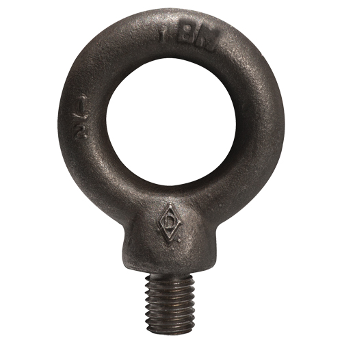 Machinery Eye Bolts, 1/2" Dia., 1-1/2" L, Uncoated Natural Finish, 2400 lbs. (1.2 tons) Capacity Toolneeds Inc.