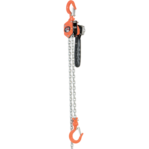 Mini Lever Hoist, 10' Lift, 500 lbs. (0.25 tons) Capacity, Steel Chain Toolneeds Inc.