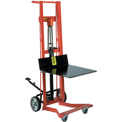 Hydraulic Platform Lift Stacker, Foot Pump Operated, 750 lbs. Capacity, 54" Max Lift Toolneeds Inc.