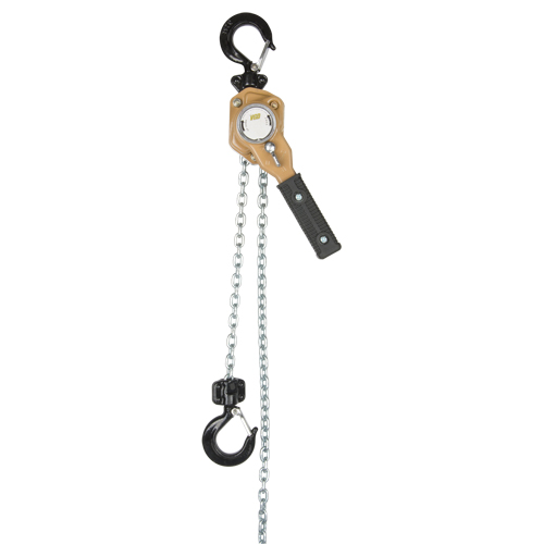 Heavy Duty Gold Series Lever Chain Hoist, 5' Lift, 3000 lbs. (1.5 tons) Capacity, Alloy Steel Chain Toolneeds Inc.