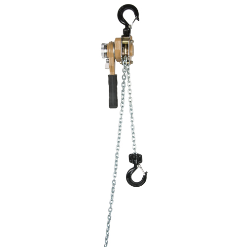 Heavy Duty Gold Series Lever Chain Hoist, 5' Lift, 3000 lbs. (1.5 tons) Capacity, Alloy Steel Chain Toolneeds Inc.