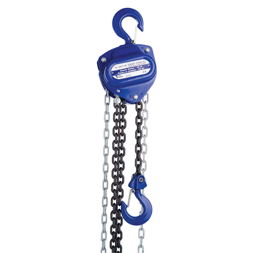 Chain Hoist, 10' Lift, 2000 lbs. (1 tons) Capacity, Load Chain Grade 80 Chain Toolneeds Inc.