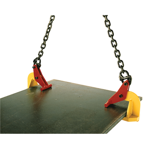 Pince de levage pour plaques horizontales Topal TLH1 0-120, 2200 lb (1,1 tonne) max., M&acirc;choires 0" - 4-3/4" Toolneeds Inc.