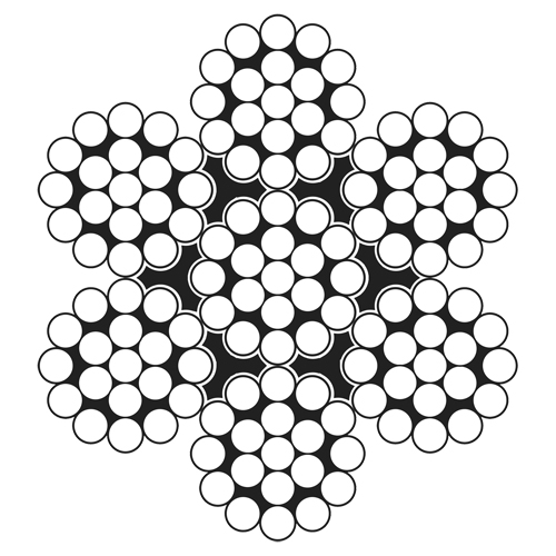 Wire Rope Cable, 100' (30.5 m) x 1/4", 7000 lbs. (3.5 tons), Galvanized Toolneeds Inc.