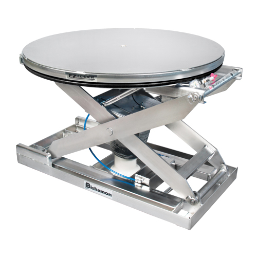 EZ Loader&reg; SS Self-Levelling Pallet Positioner - 100% Stainless Steel, 43" L x 43" W, 4000 lbs. Cap. Toolneeds Inc.