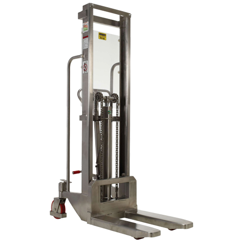 Hefti-Lift Load Stacker, Foot Pump Operated, 880 lbs. Capacity, 59" Max Lift Toolneeds Inc.