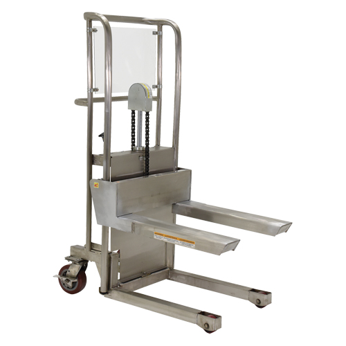 Hefti-Lift Load Stacker, Foot Pump Operated, 450 lbs. Capacity, 45-5/8" Max Lift Toolneeds Inc.