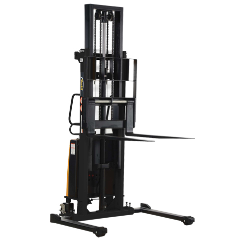 Fork Lift Stacker, Electric Operated, 2000 lbs. Capacity, 118" Max Lift Toolneeds Inc.