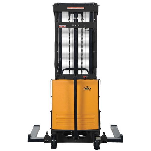 Fork Lift Stacker, Electric Operated, 2000 lbs. Capacity, 118" Max Lift Toolneeds Inc.