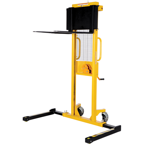 Manual Stacker, Hand Winch Operated, 770 lbs. Capacity, 60" Max Lift Toolneeds Inc.
