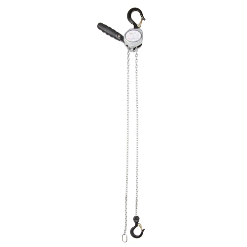 Mini Lever Hoist, 10' Lift, 550 lbs. (0.275 tons) Capacity, Zinc Plated Chain Toolneeds Inc.