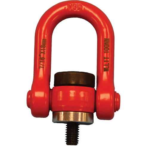 VQ Swivel Hoist Lifting Ring, 7/16", 18 mm Thread Length, Alloy Steel Toolneeds Inc.