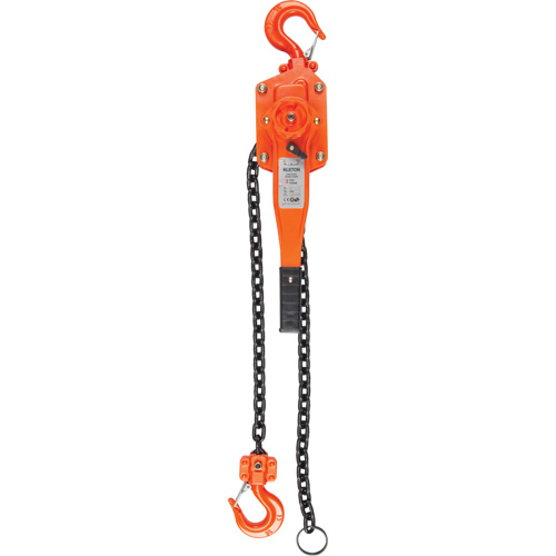 Lever Hoist, 10' Lift, 2000 lbs. (1 tons) Capacity, Alloy Steel Chain Toolneeds Inc.