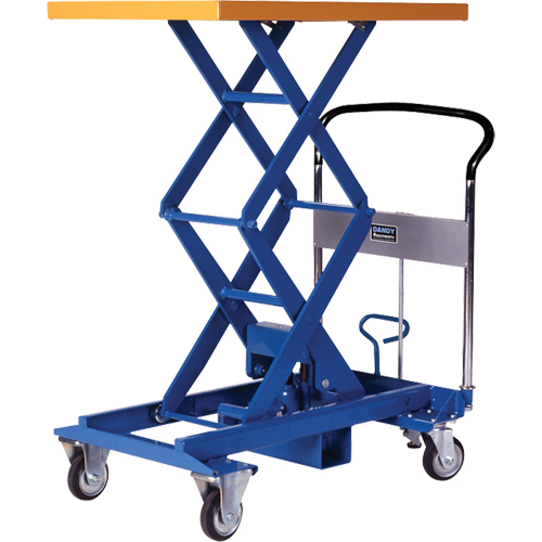 Table &eacute;l&eacute;vatrice &agrave; ciseaux Dandy Lift, 34-4/5" lo x 23-3/5" la, Acier, Capacit&eacute; 770 lb Toolneeds Inc.