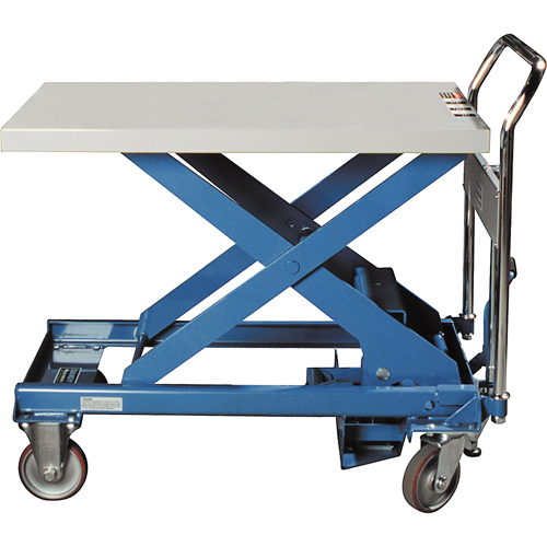 Table &eacute;l&eacute;vatrice &agrave; ciseaux Dandy Lift, 28" lo x 17-7/10" la, Acier, Capacit&eacute; 330 lb Toolneeds Inc.