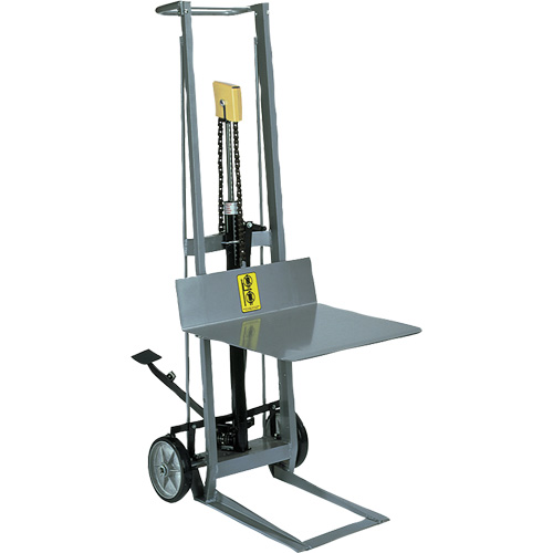 Hydraulic Platform Lift Stacker, Foot Pump Operated, 400 lbs. Capacity, 54" Max Lift Toolneeds Inc.