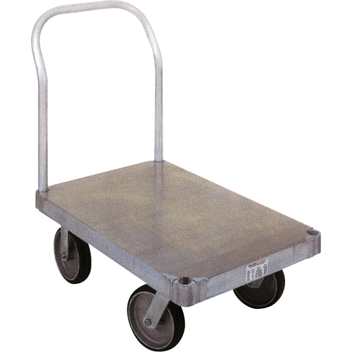Diable en aluminium, 24" la x 48" lo, 2000 lb cap, Roues Caoutchouc Toolneeds Inc.