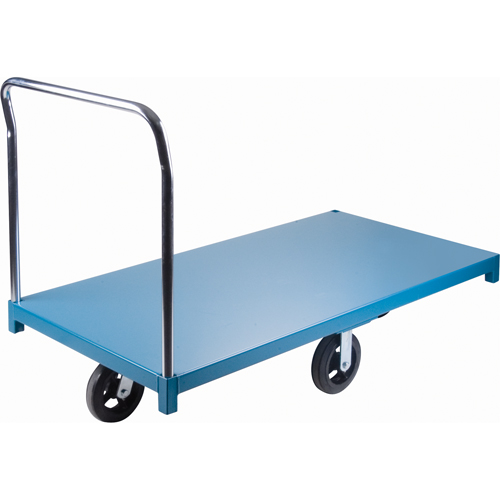 Heavy-Duty Platform Truck, 72" L x 36" W, 2000 lbs. Capacity, Rubber Casters Toolneeds Inc.