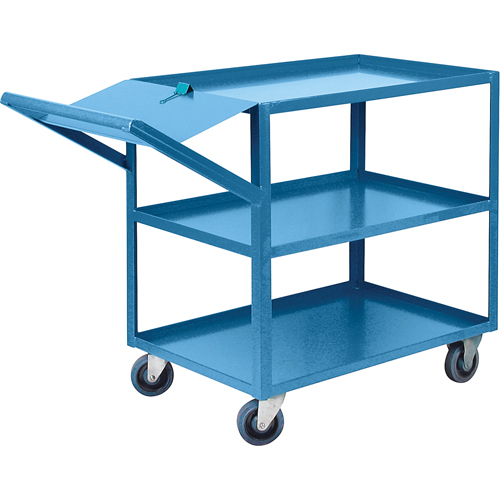 Order Picking Carts, 36" H x 24" W x 52" D, 3 Shelves, 1200 lbs. Capacity Toolneeds Inc.