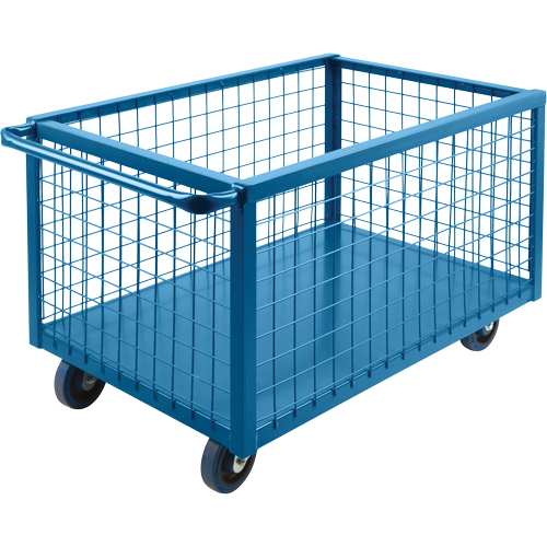Caisson en treillis m&eacute;tallique, Acier, 39" lo x 24" la x 31,5" h, Volume 12 pi³, Capacit&eacute; 1200 lb Toolneeds Inc.