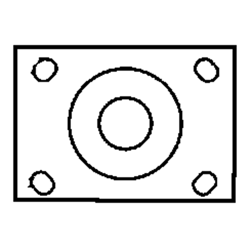 Total Locking Caster, Swivel with Brake, 6" (152.4 mm), Rubber, 450 lbs. (204 kg.) Toolneeds Inc.