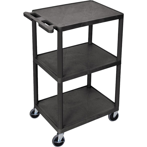 Utility Cart, 3 Tiers, 18" x 40" x 24", 400 lbs. Capacity Toolneeds Inc.