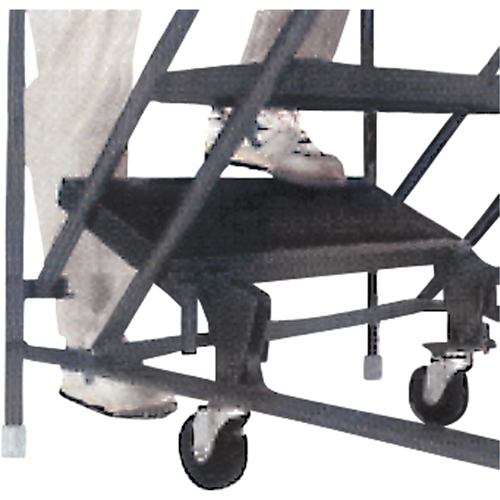 Slope Rolling Ladder, 9 Steps, Anti-Skid, 50° Incline, 90" High Toolneeds Inc.