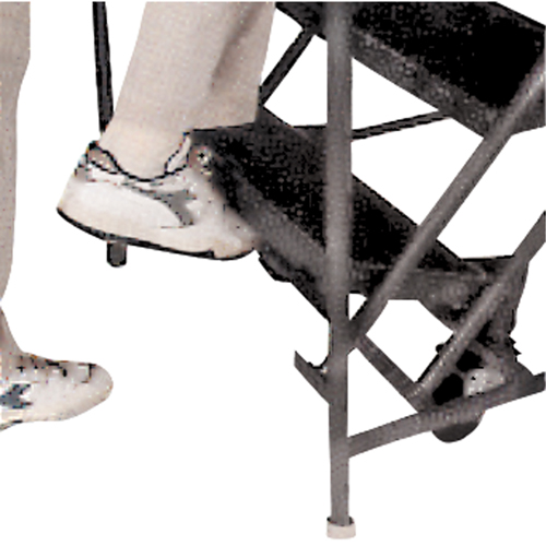 Slope Rolling Ladder, 9 Steps, Anti-Skid, 50° Incline, 90" High Toolneeds Inc.