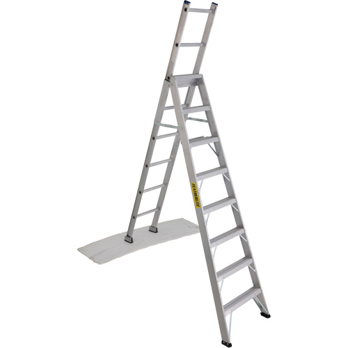 2700 Series Industrial Duty Multi-Way Ladders, 8', Aluminum, 250 lbs. Cap., ANSI 1, CSA 1 Toolneeds Inc.