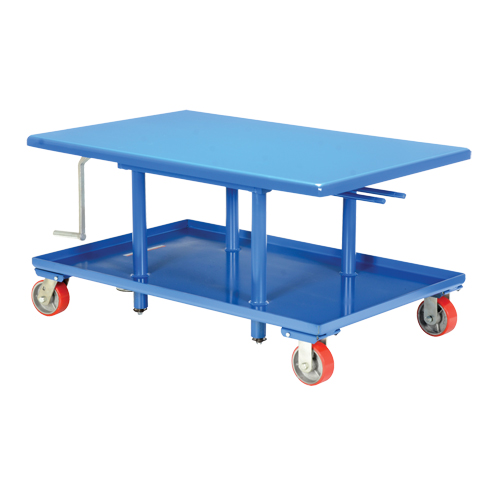 Table &eacute;l&eacute;vatrice &agrave; montant, 42" lo x 30" la, Acier, Capacit&eacute; 2000 lb Toolneeds Inc.
