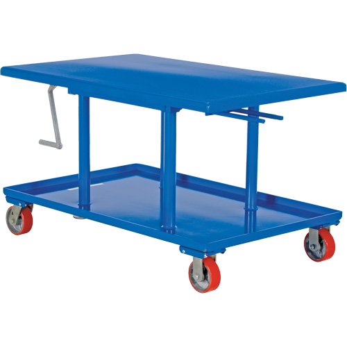 Table &eacute;l&eacute;vatrice &agrave; montant, 42" lo x 30" la, Acier, Capacit&eacute; 2000 lb Toolneeds Inc.