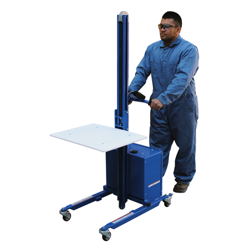 Quick Lift Platform Stacker, Electric Operated, 175 lbs. Capacity, 57" Max Lift Toolneeds Inc.