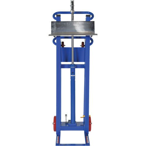 Gerbeur &agrave; plateforme hydraulique, M&eacute;canisme Pompe au pied, Capacit&eacute; de 750 lb, Levage max de 52" Toolneeds Inc.
